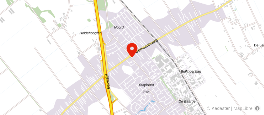 Locatie van Boertjes Makelaardij en Hypotheken