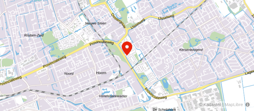 Locatie van De Hypotheker Hoorn