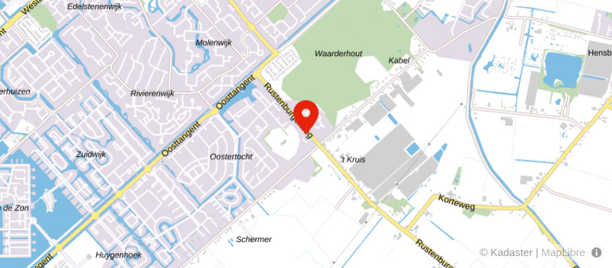 Locatie van EV Wonen Makelaardij