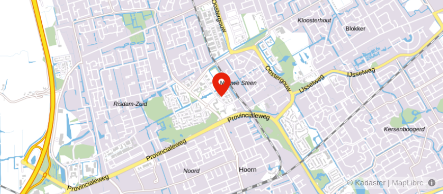 Locatie van Financieel Fit | Hoorn
