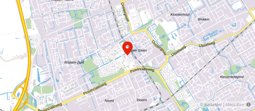 Locatie van Steengoedt Hypotheken & Verzekeringen  - Hoorn