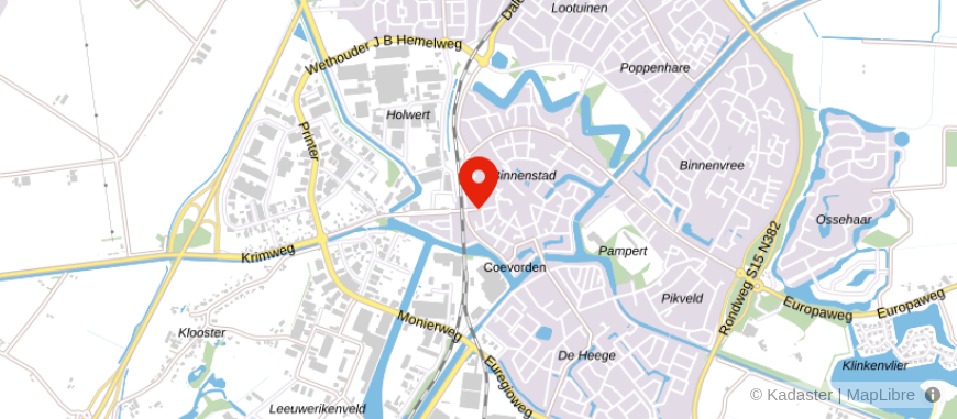 Locatie van De Hypotheker Coevorden