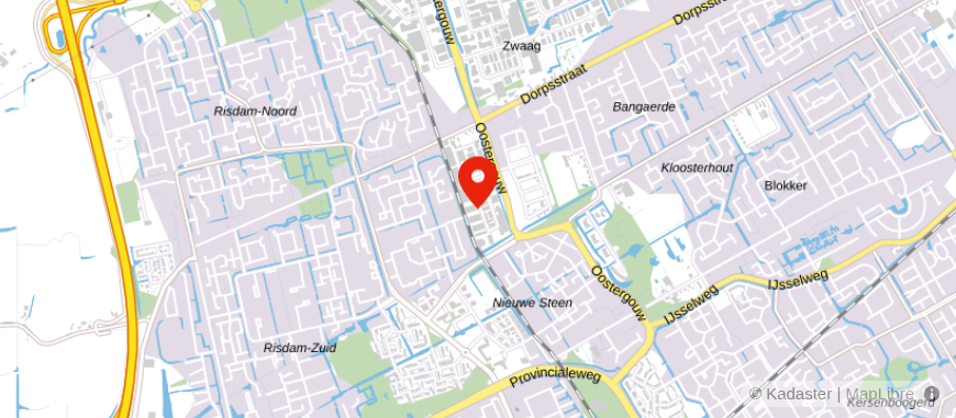 Locatie van Biezen Financiele Dienstverlening