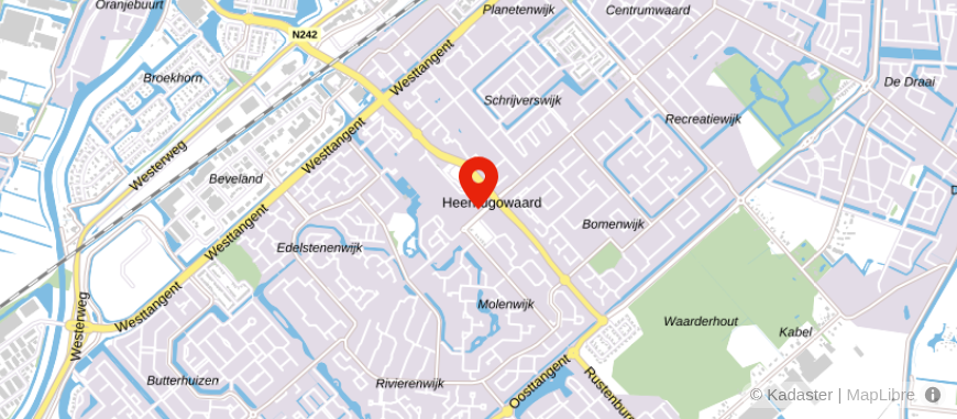 Locatie van HypotheekNet Heerhugowaard