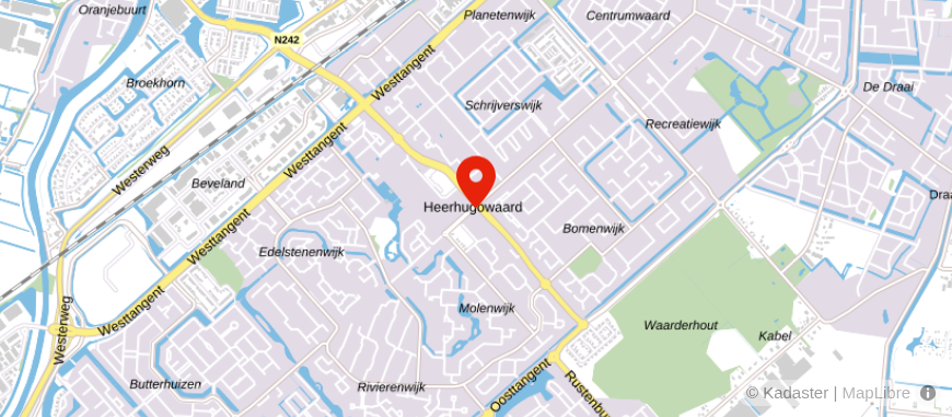 Locatie van DTL administratie & belastingen