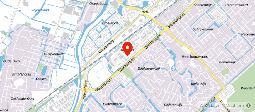 Locatie van 100% Helder