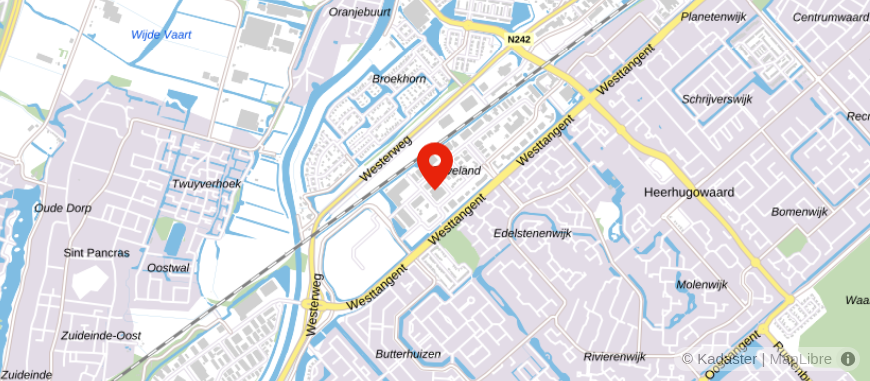 Locatie van Univé Noord-Holland Heerhugowaard