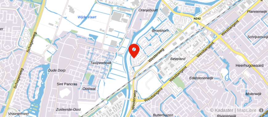 Locatie van Schweitzer Financieel Advies