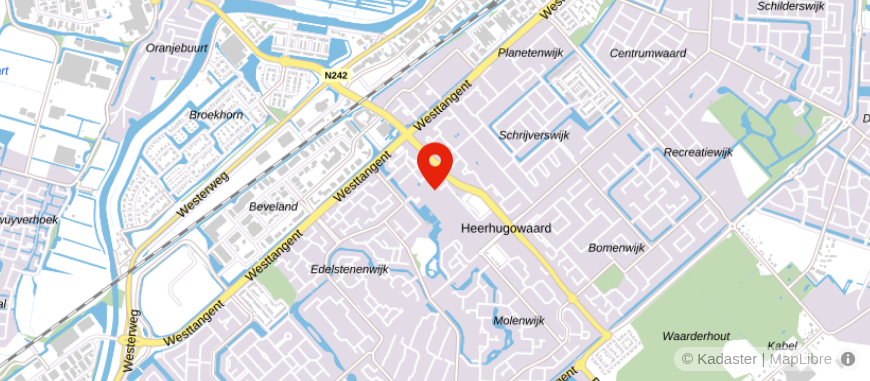 Locatie van ASN Bank Heerhugowaard