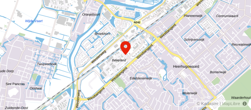 Locatie van De Adviesberg