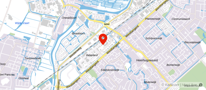 Locatie van Adviesgroep het Raadhuis Heerhugowaard