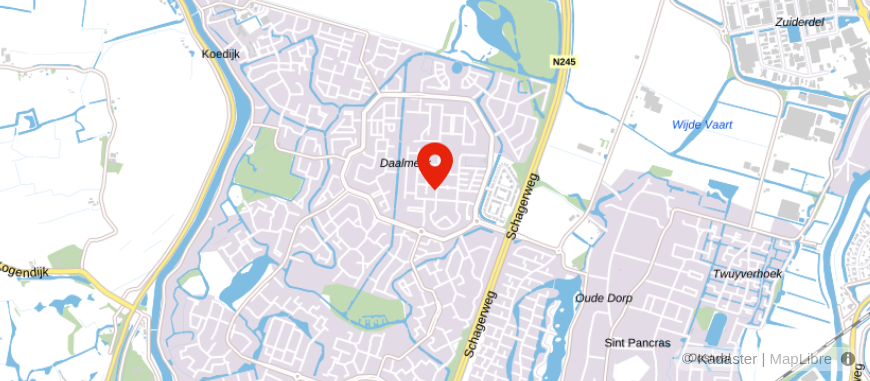 Locatie van ID Administratieve Dienstverlening