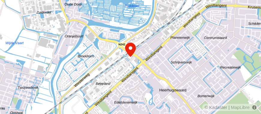 Locatie van HHG Adviseurs