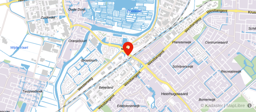 Locatie van Veldsink - Van 't Riet