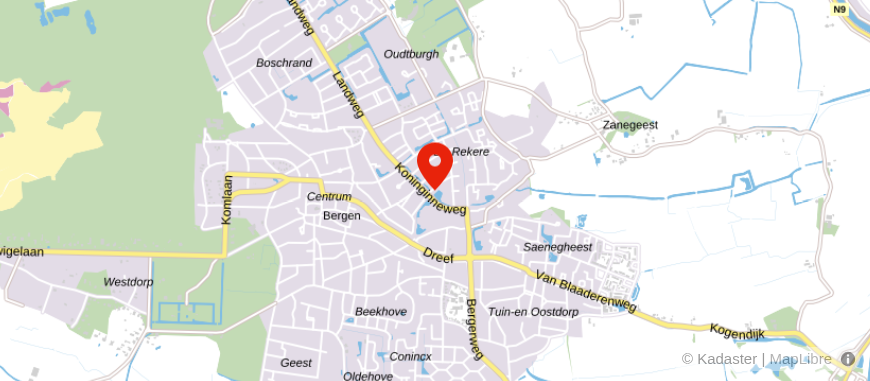 Locatie van Finass Advies