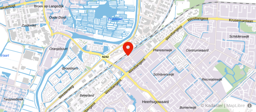 Locatie van VLIEG Makelaars Heerhugowaard