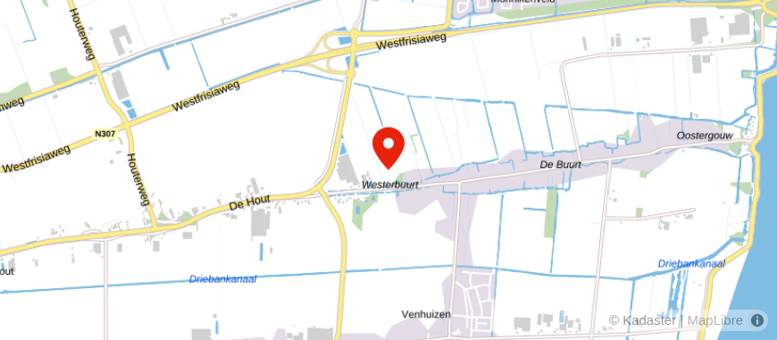 Locatie van Kaats Financieel Advies