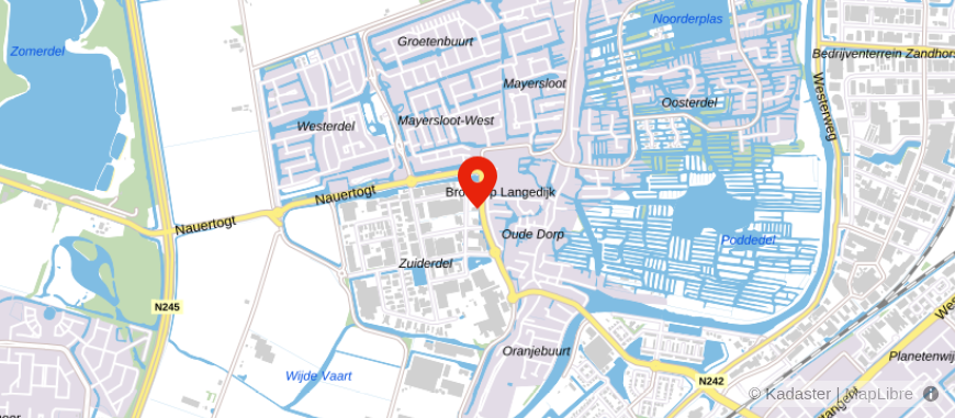 Locatie van B&L Notarissen Langedijk