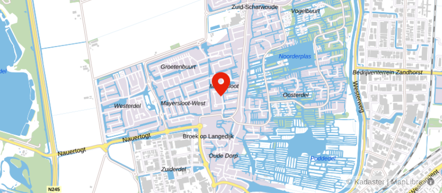 Locatie van Van der Flier accountants & fiscalisten
