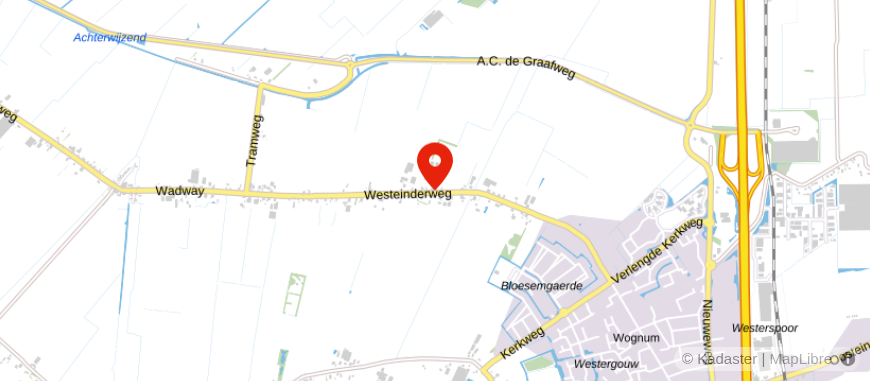 Locatie van Roos Verzekeringen B.V.