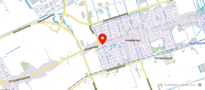 Locatie van Notariskantoor Meijer | Van der Tuin