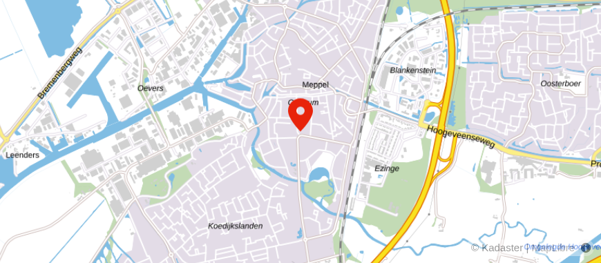 Locatie van Het Notarieel Meppel - Lever - Notaris Meppel  
