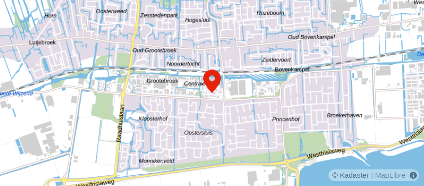 Locatie van Steengoedt Hypotheken - Grootebroek