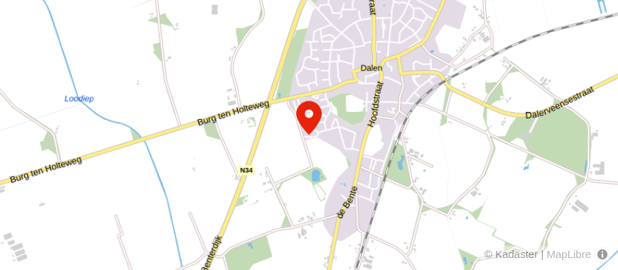 Locatie van Agriteam Z.O. Drenthe BV