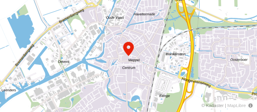 Locatie van Hypotheek Visie Meppel