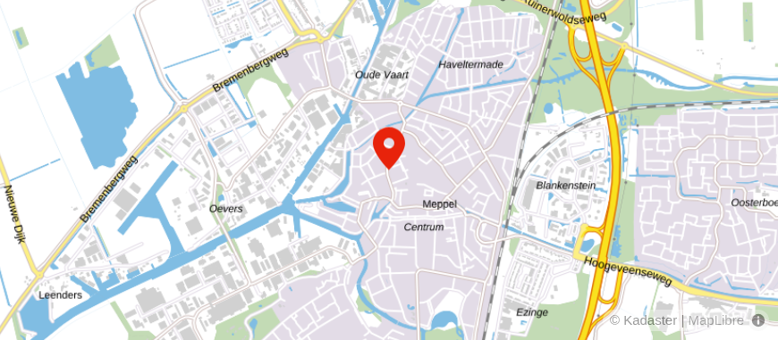 Locatie van Van Dorsten Makelaars