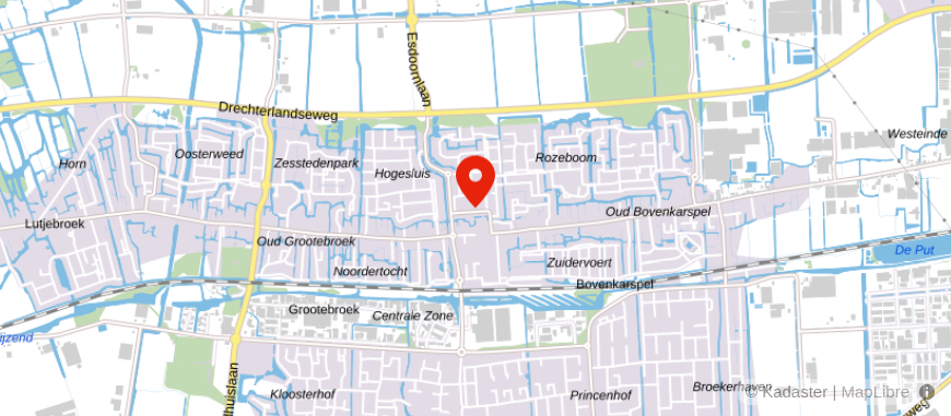 Locatie van Univé Noord-Holland Bovenkarspel