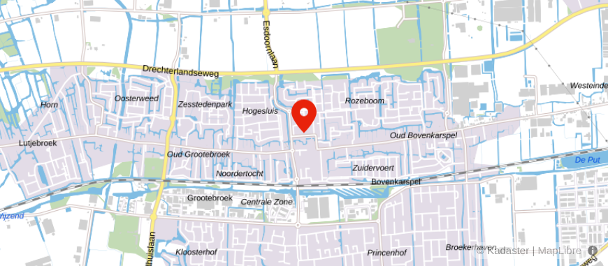 Locatie van De Hypotheekshop Bovenkarspel