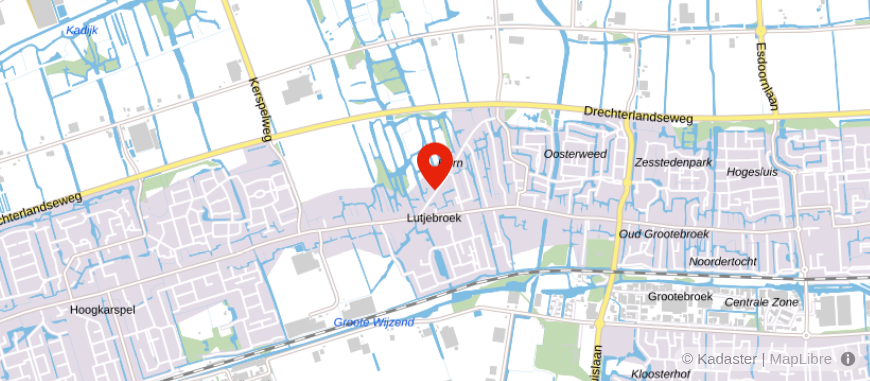 Locatie van Gerdine Groot Financiële Diensten