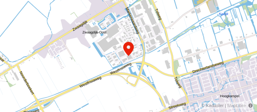 Locatie van Quintes Zwaagdijk