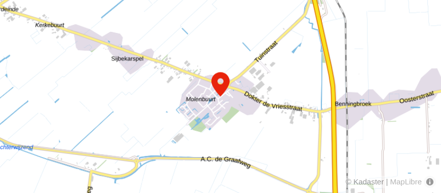 Locatie van Regionaal Administratiekantoor S. Haakma B.V.
