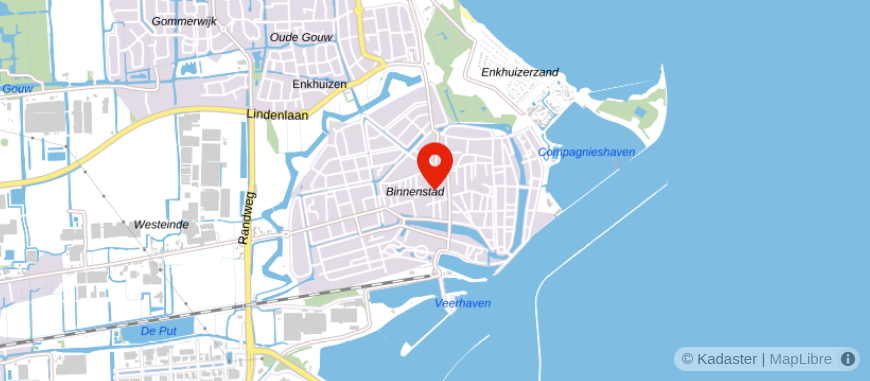 Locatie van De Hypotheker Enkhuizen