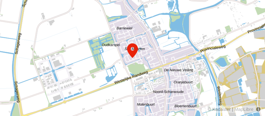 Locatie van Finfisca Administraties