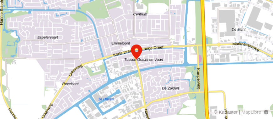 Locatie van De Hypotheker Emmeloord
