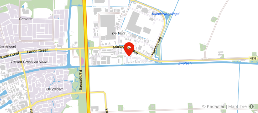 Locatie van Het Notarieel Emmeloord
