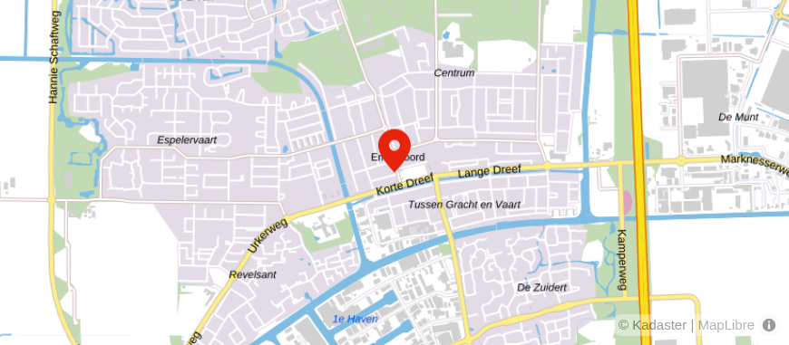 Locatie van Becam 