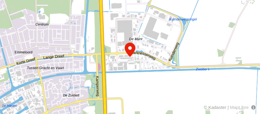 Locatie van Administratiekantoor L. Werink