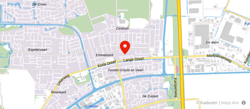 Locatie van ASN Bank Emmeloord