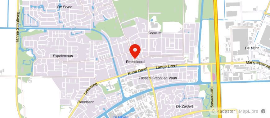 Locatie van Tradeville Advies
