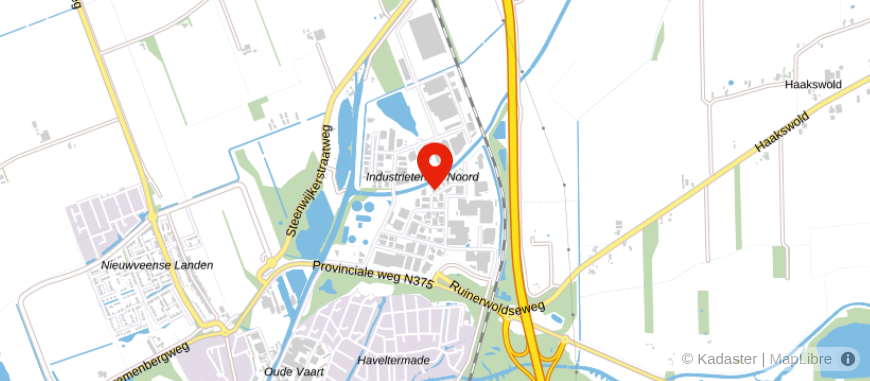 Locatie van Finova Meppel