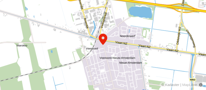 Locatie van Sander de Vries Financiele Diensten