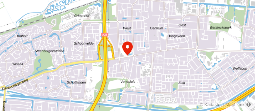 Locatie van Henk Mulderij Financieel Advieskantoor