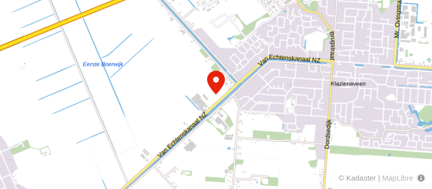 Locatie van BespaarAdviesDienst Nederland