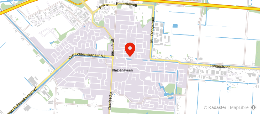 Locatie van Heidinga Financieel Advies