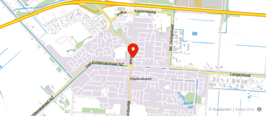 Locatie van Vodoz Makelaardij