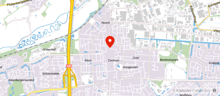 Locatie van Scholten & Wilmink, notarissen